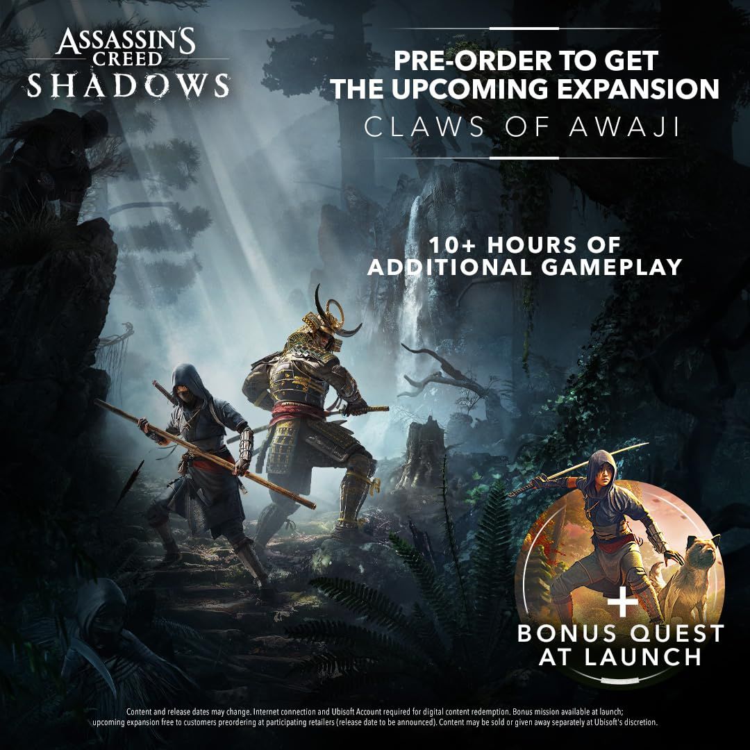 AC Shadows Preorder Bonuses