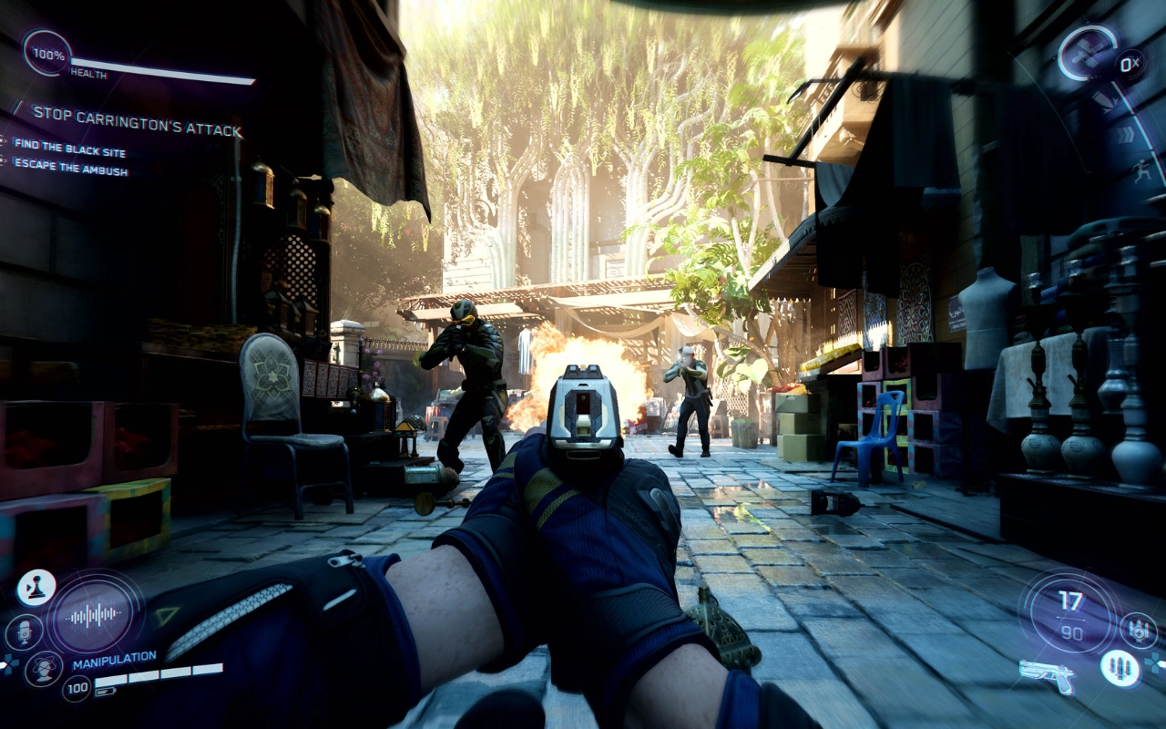 A WIP screenshot of the Perfect Dark reboot