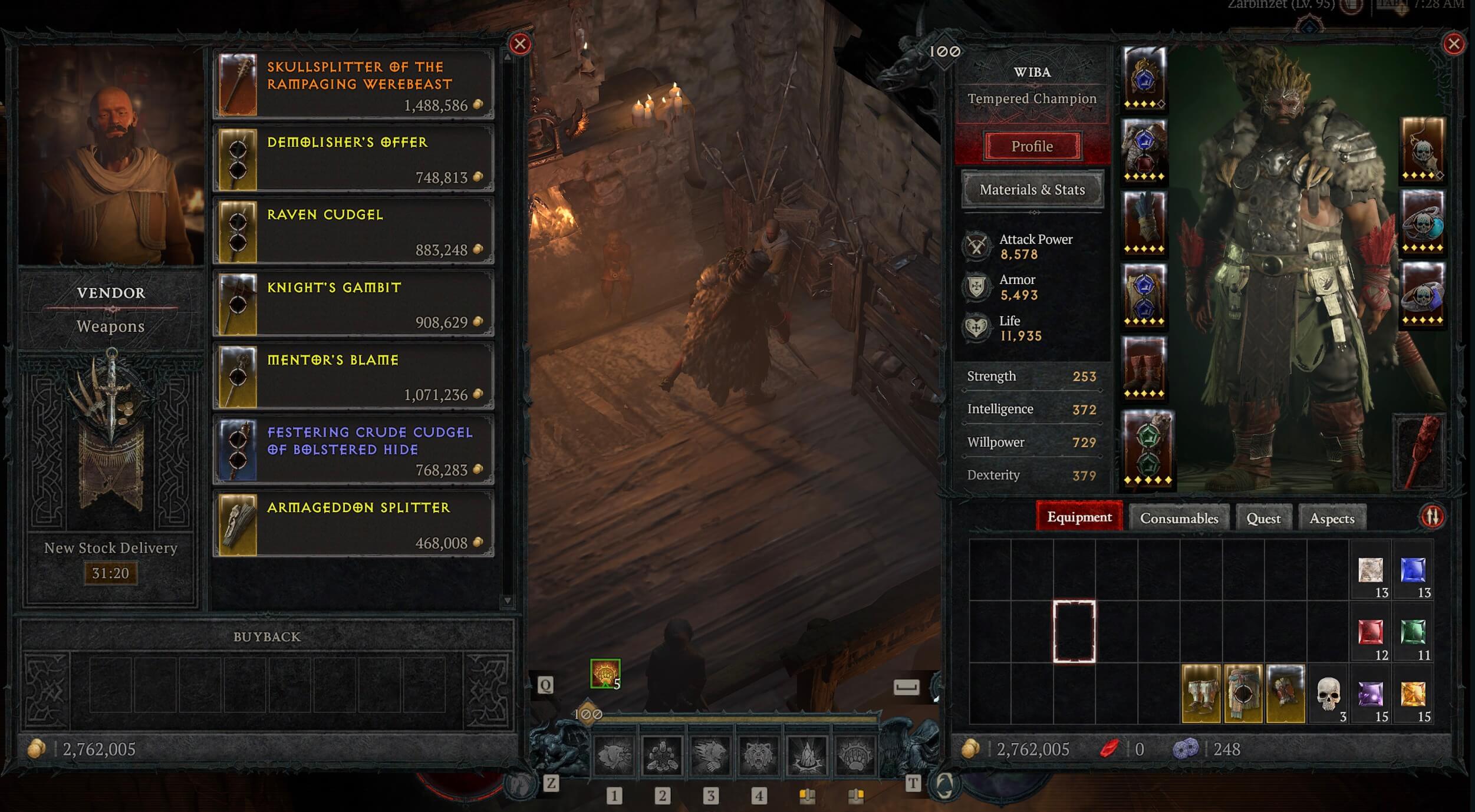 You Can Get Legendary Items from Vendors in Diablo 4