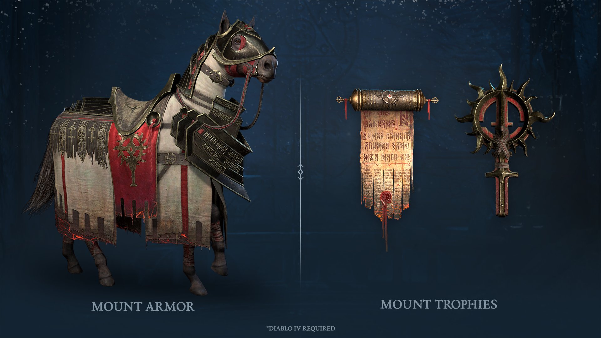 Dragon’s Path Mount Armor and Two Trophies Available Free in the Diablo 4 Shop!