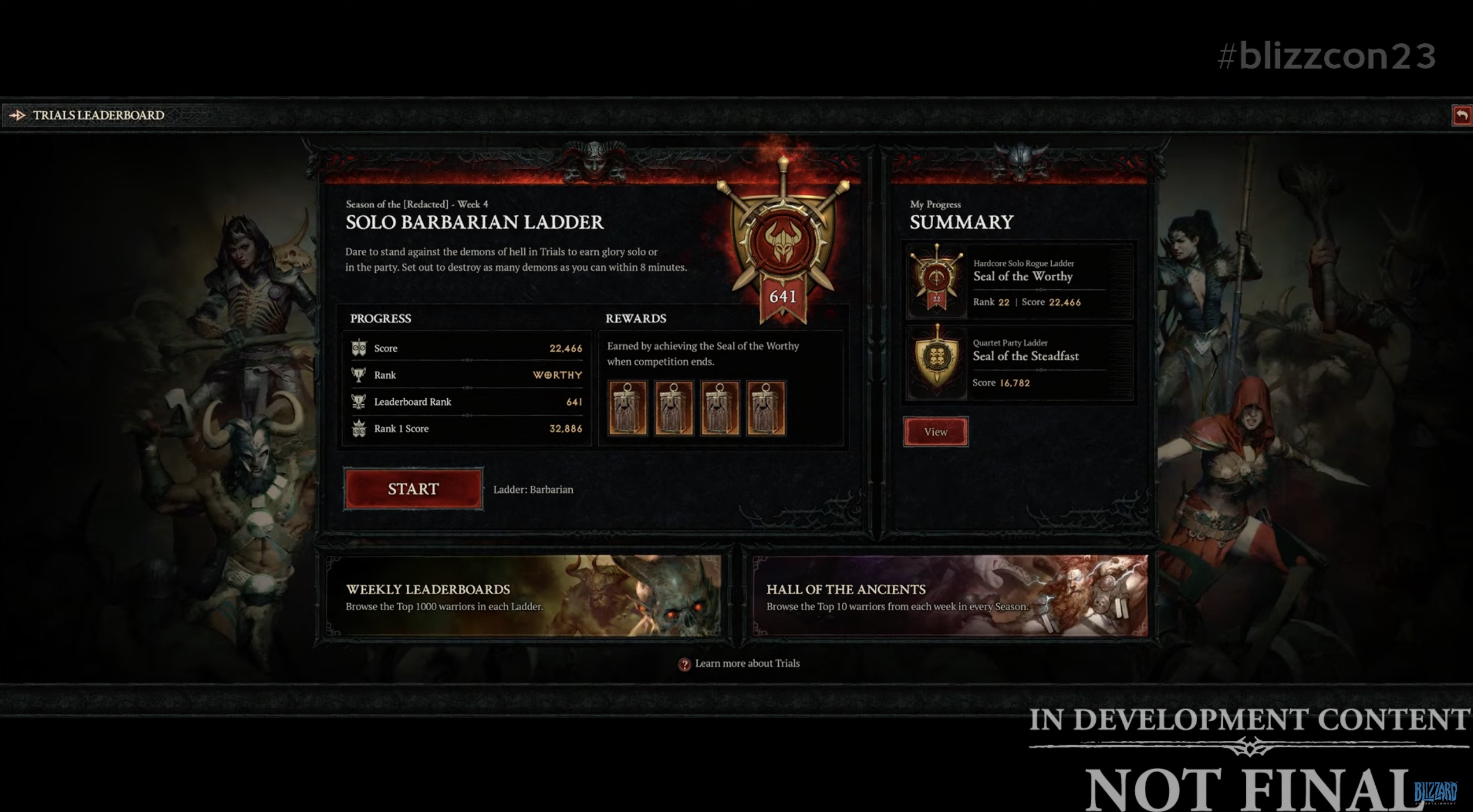 Diablo 4 Leaderboards and Gauntlet Arrive on March 5th