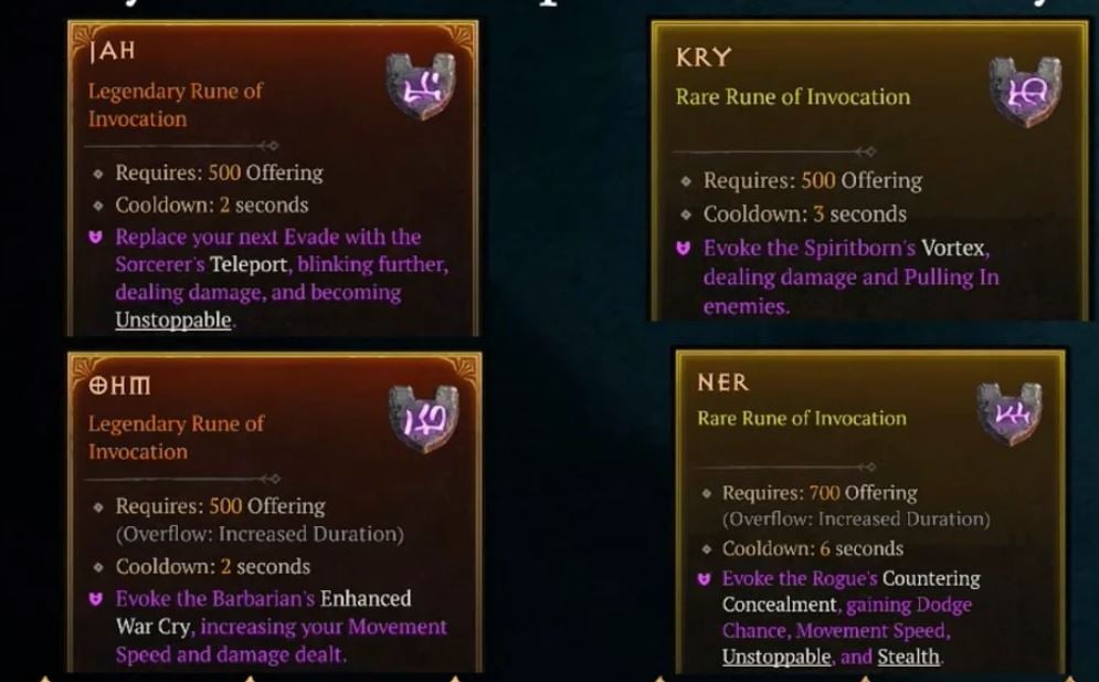 Runewords Return to Diablo in Vessel of Hatred: Grab Other Classes’ Skills!