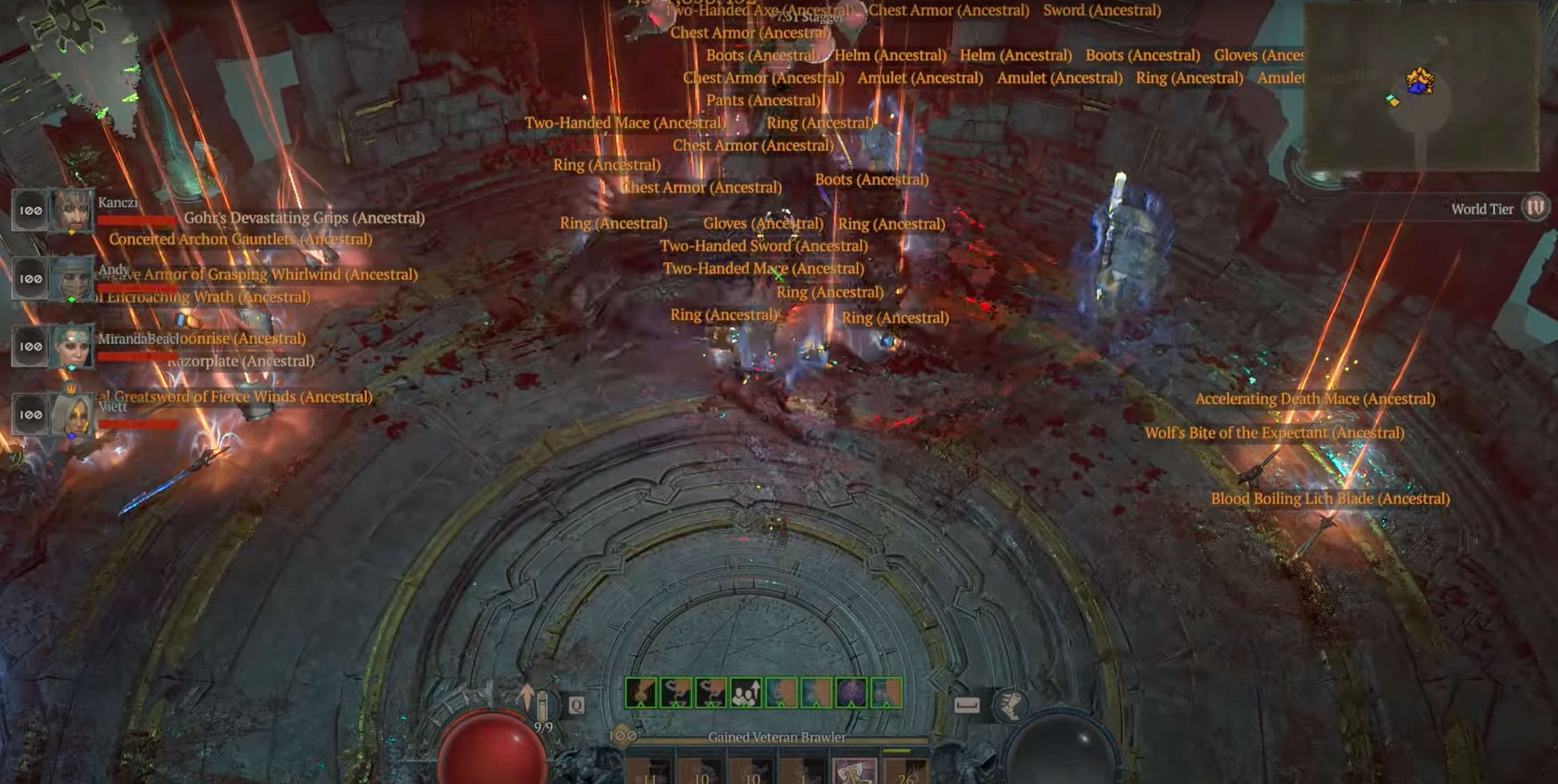 Diablo 4 Season 5: Four-Player Team One-Shots Uber Lilith and All Tormented Bosses!