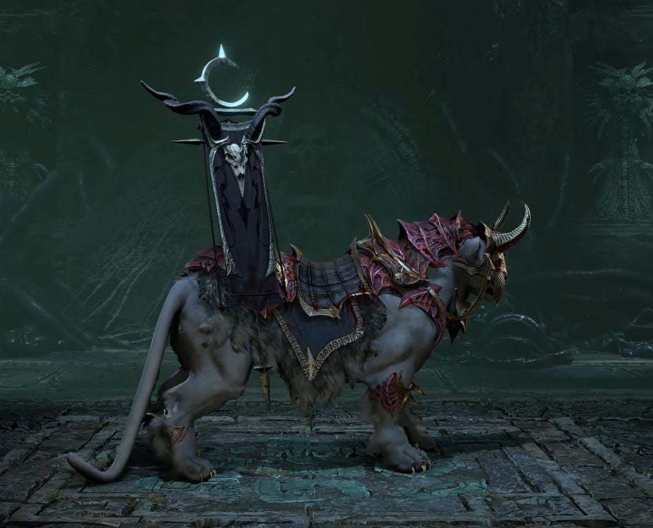 Unique and Awesome Mount and Armor Cosmetics from Torment 4 Dark Citadel Raid in Vessel of Hatred