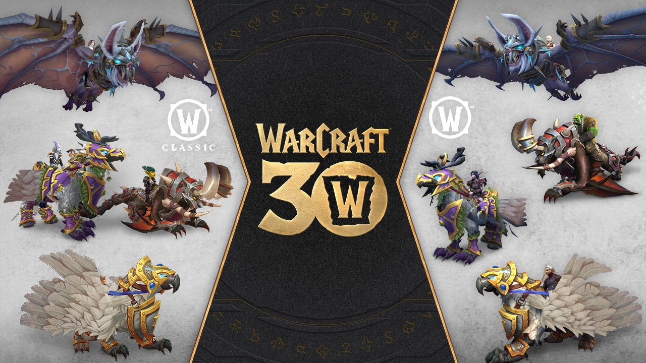 30th Warcraft Anniversary Mount Bundle