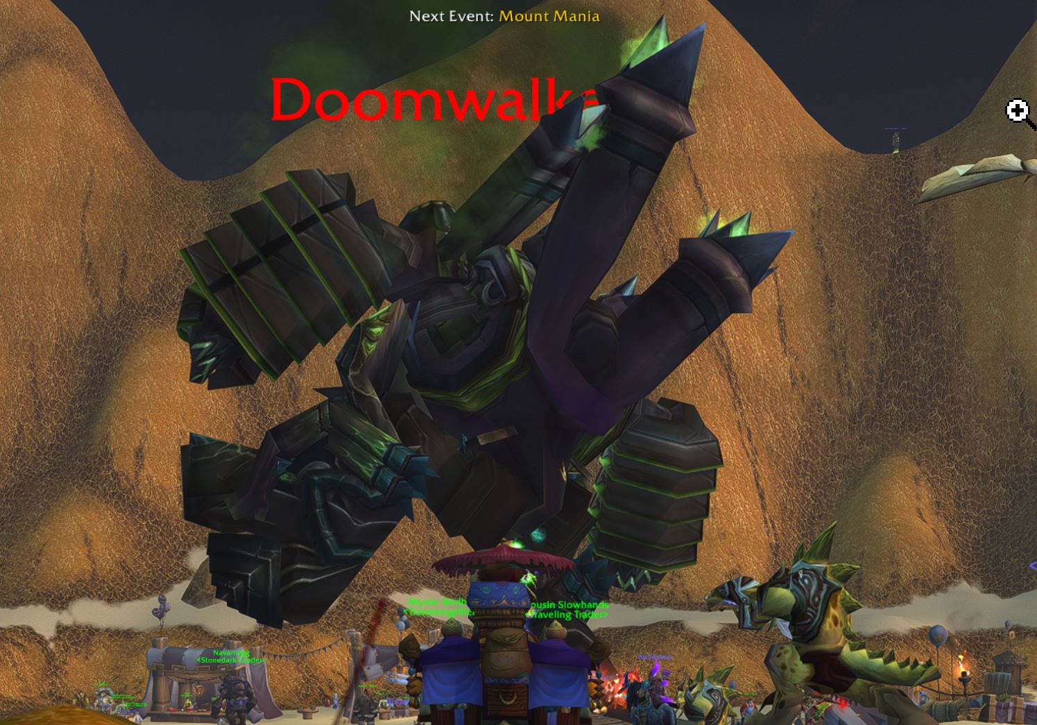 Not Even a Sanctuary Can Help You: Doomwalker Rampaging Through Anniversary Event Grounds