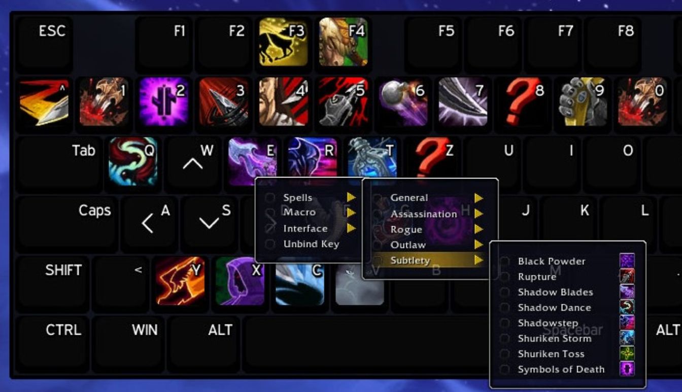 Awesome Keyboard and Controller Keybinds Addon Helps You Visualize Your Ability Layout