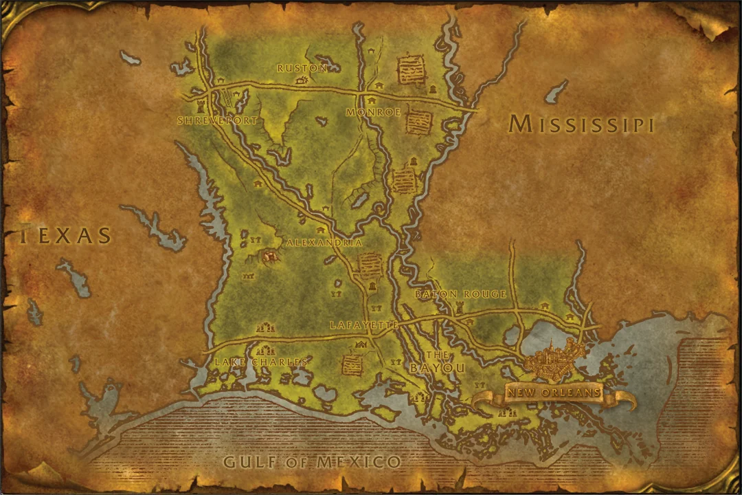 Almost Done: A Player’s Quest to Make All 50 US State Maps in WoW’s Style – 37/50!