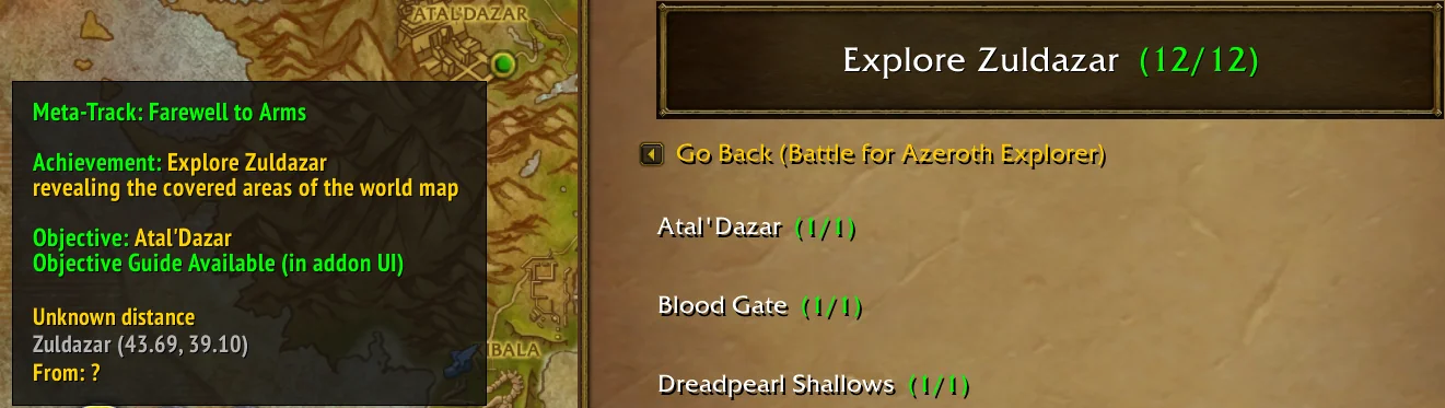 Track Your Progress Effortlessly with the Farewell to Arms Meta-Achievement Addon