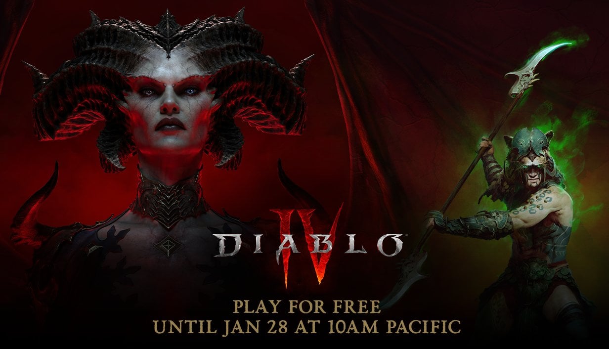 Diablo 4 and Spiritborn Class Free Trial Now Live, Discounts Active