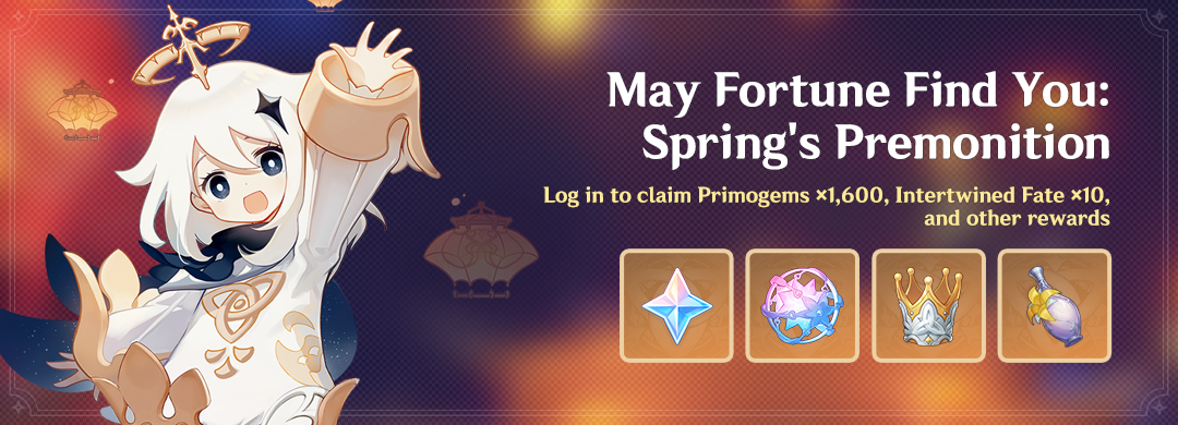 Genshin Impact “May Fortune Find You” Event Guide & Rewards