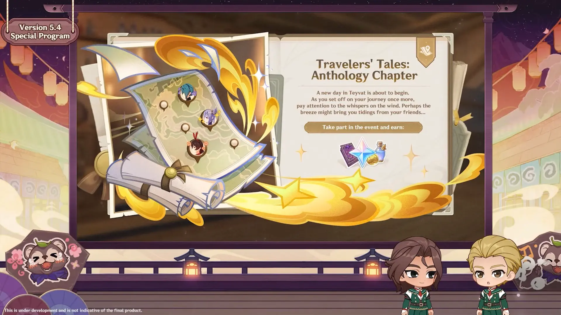 Genshin Impact 5.4 Livestream Travelers' Tales Event