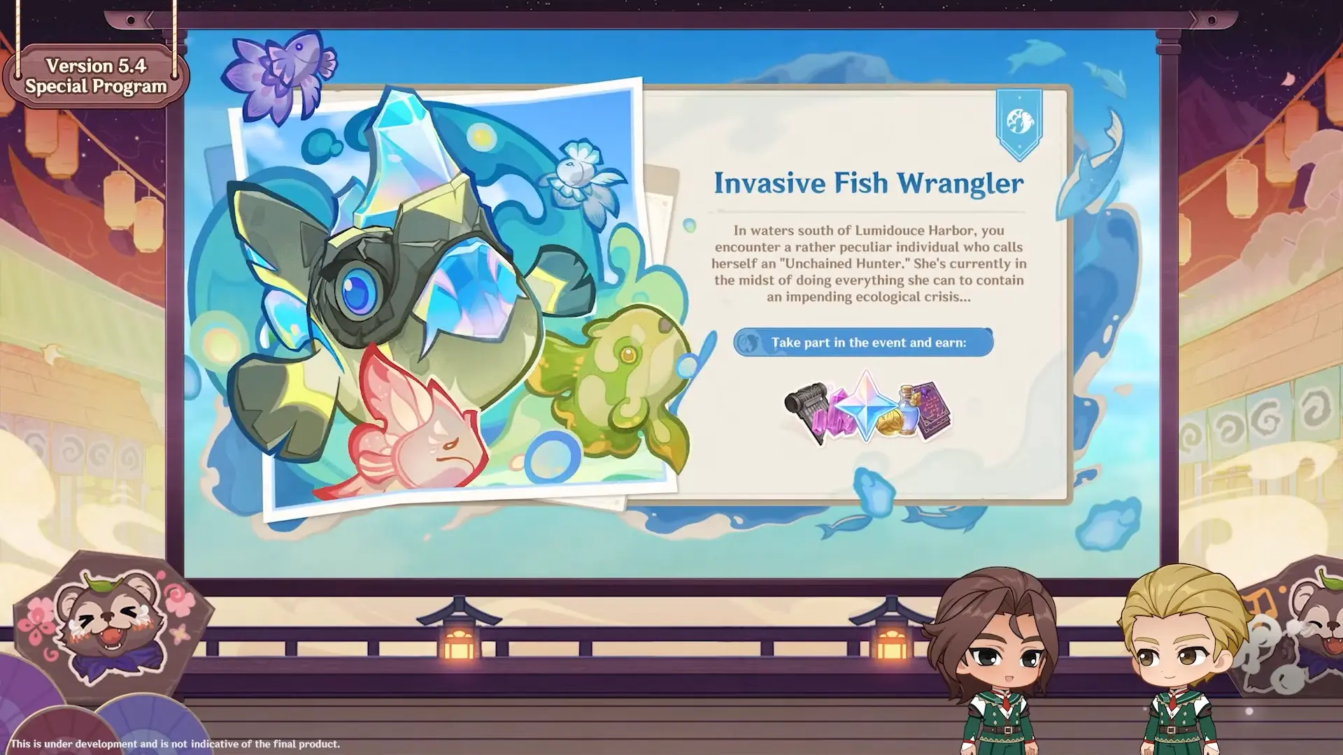 Genshin Impact 5.4 Livestream Fishing Event