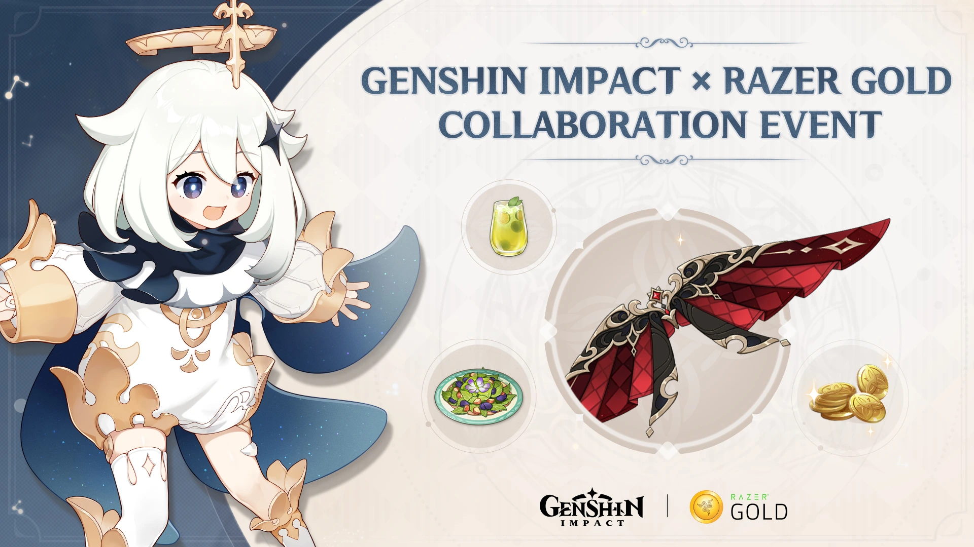 Gain a Limited Time Glider With The Genshin Impact x Razer Gold “Wings of Delicacies” Collaboration