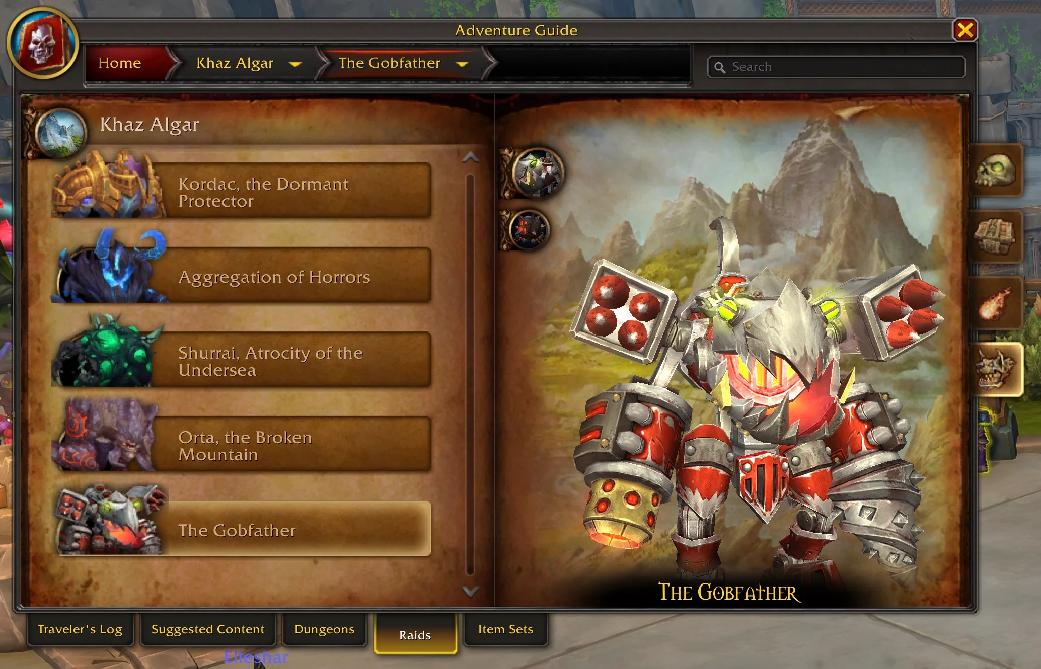 Guaranteed Warbound Loot from World Boss Gobfather in Patch 11.1