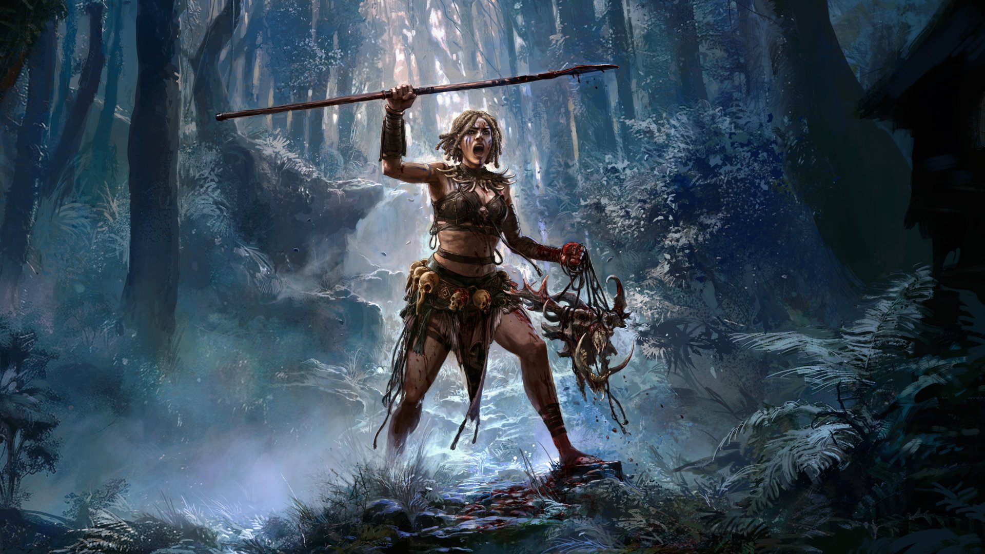 Path of Exile 2 - Huntress Key Art