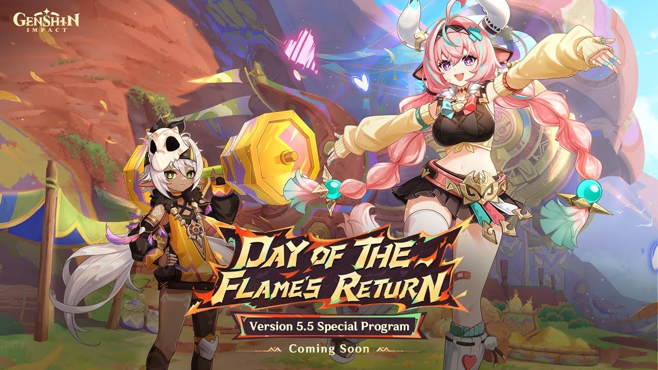 Genshin Impct Version 5.5 Day of the Flame’s Return Patch Summary and Livestream Overview