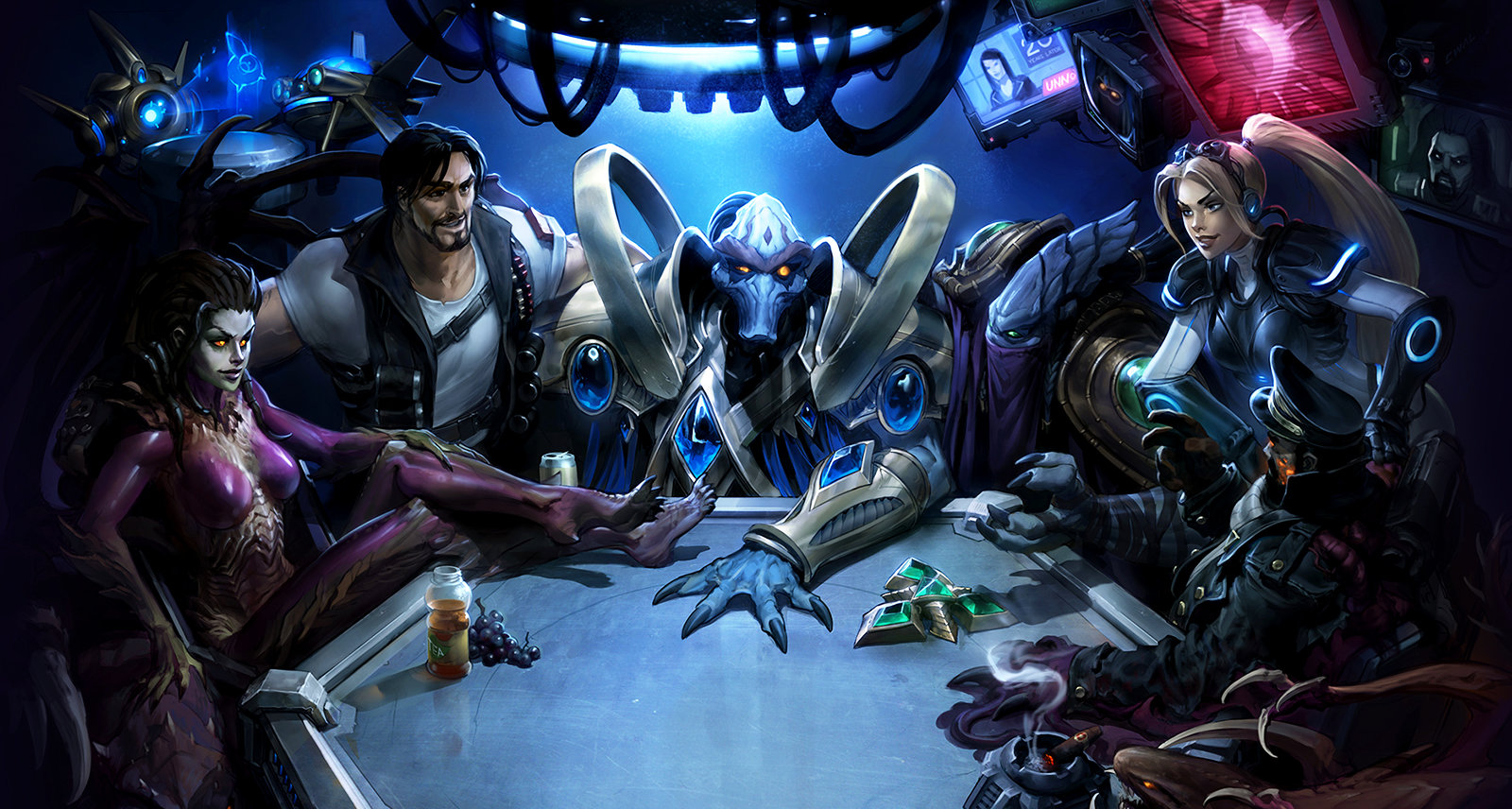 Starcraft Anniversary Art by Blizzard