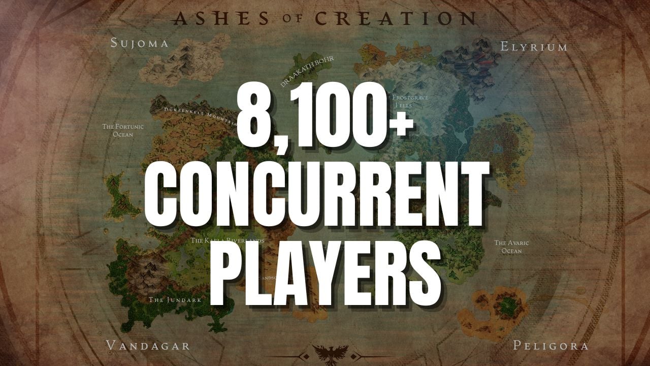 Ashes of Creation Are Testing Server Limits and Breaking Records
