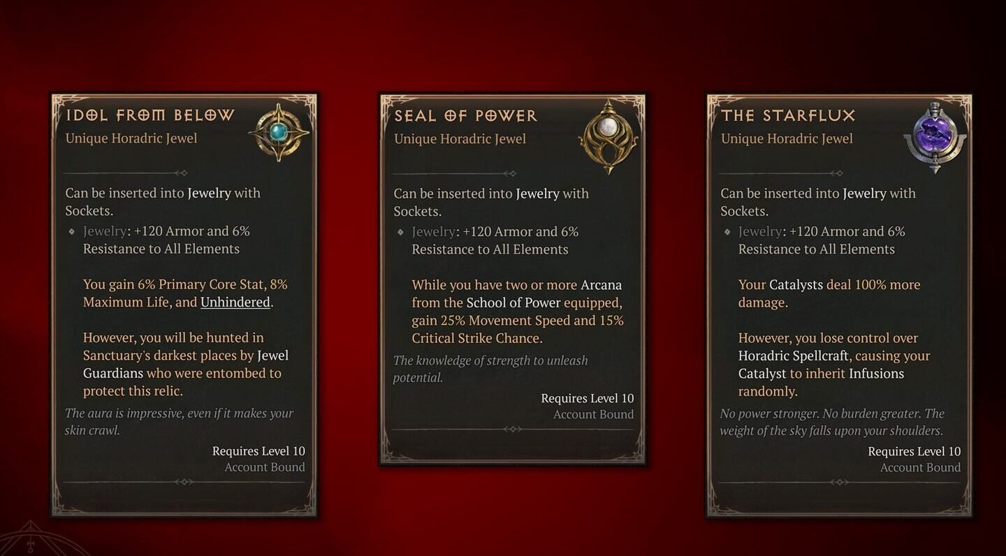 Extreme Gem Power: Horadric Jewels in Season 9