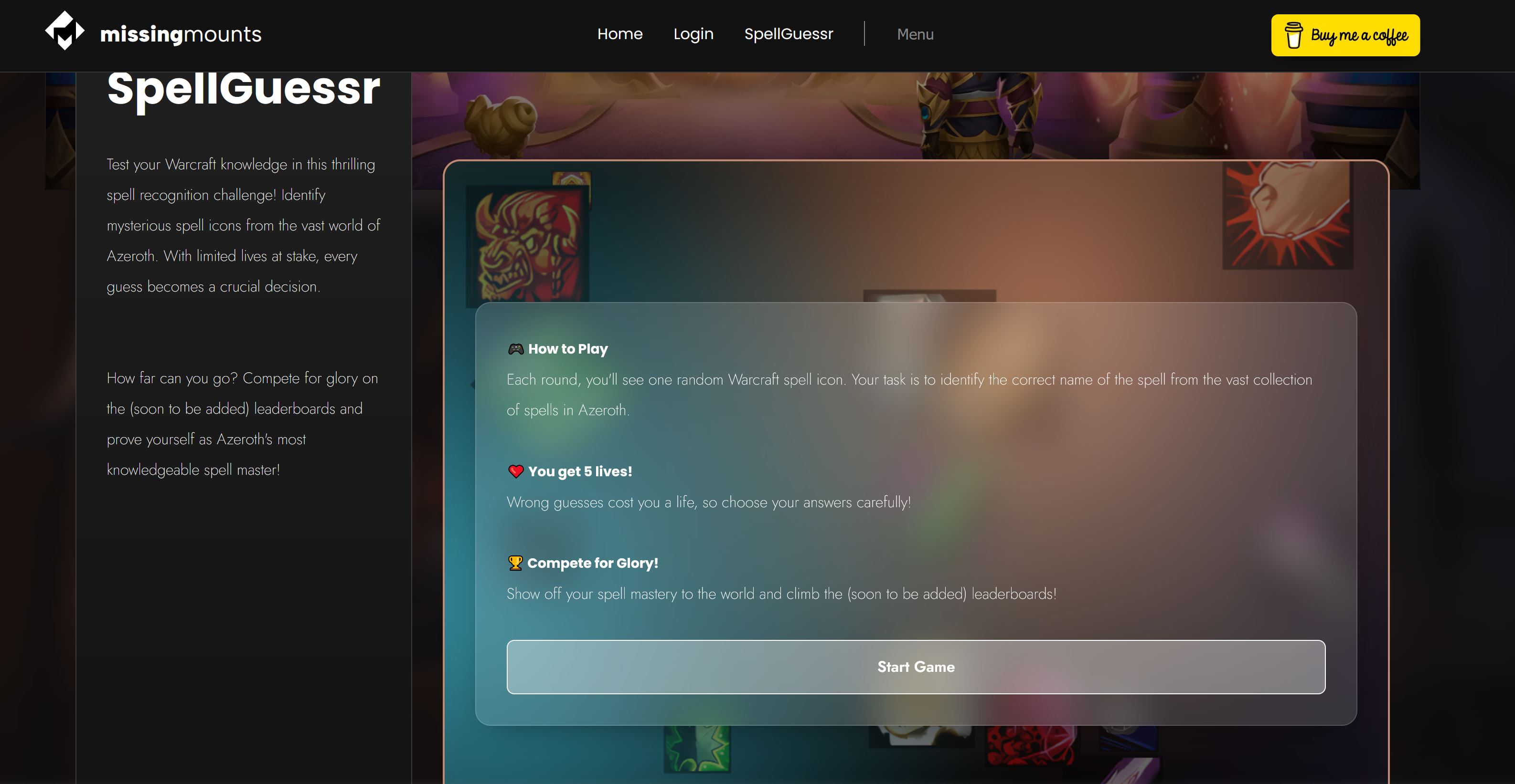 Spelguessr: Can You Name Spells and Abilities by Their Icon?