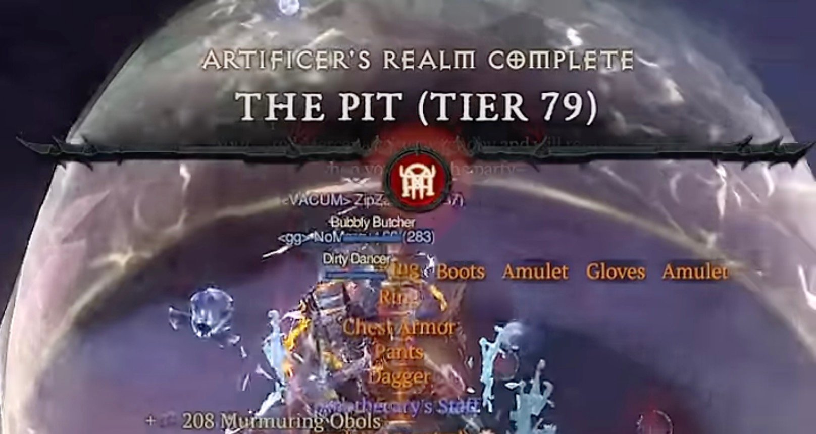 Rob Clears Pit Tier 79 in Just 27 Seconds with Lightning Spear Sorcerer