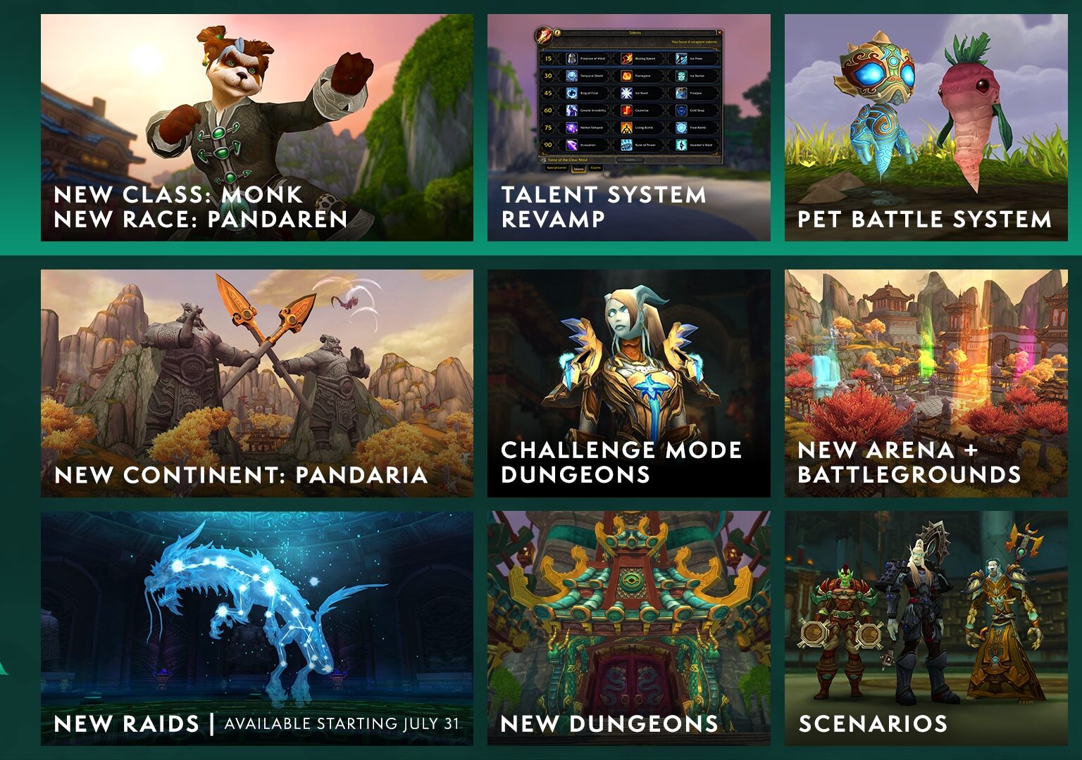 Mists of Pandaria Classic Relase Schedule: From Pre-Patch to Raids