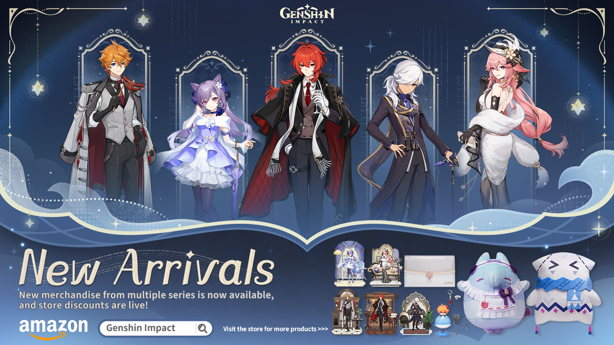 Amazon Just Dropped Limited Genshin Merch—These Will Sell Out Fast!