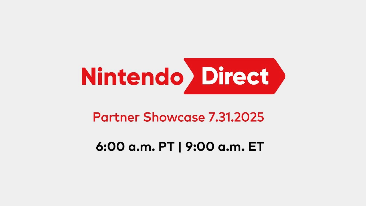 Nintendo to Stream Partner Showcase Direct 7/31