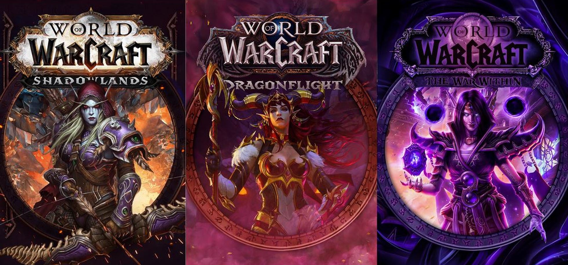 Vanilla to War Within, Old School: Fan-Made Box Art Imagines Every WoW Expansion With a Hero Focus