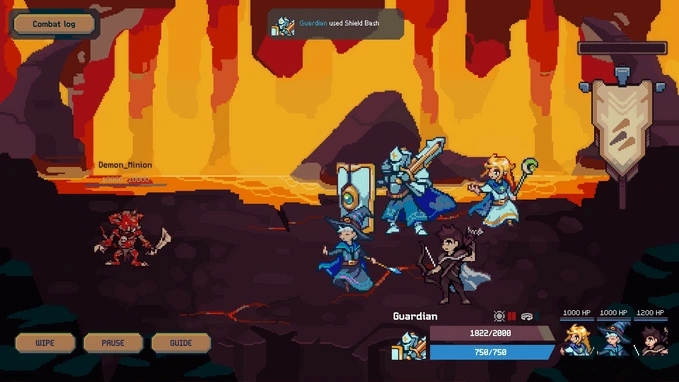 Adventurer Battles in Teamcrafter