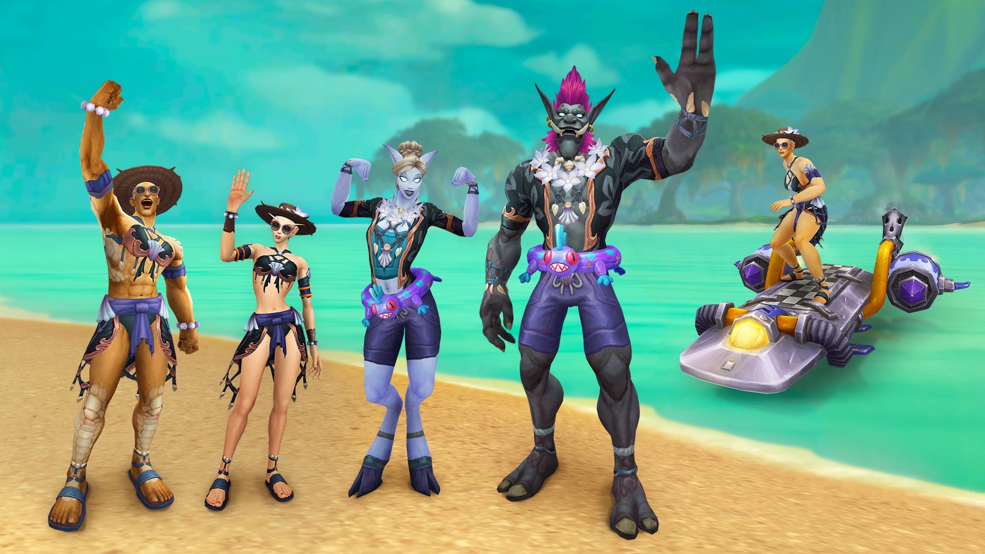 Tropical Beach Themed Pack With Wave Rider Mount Arrives in Store!