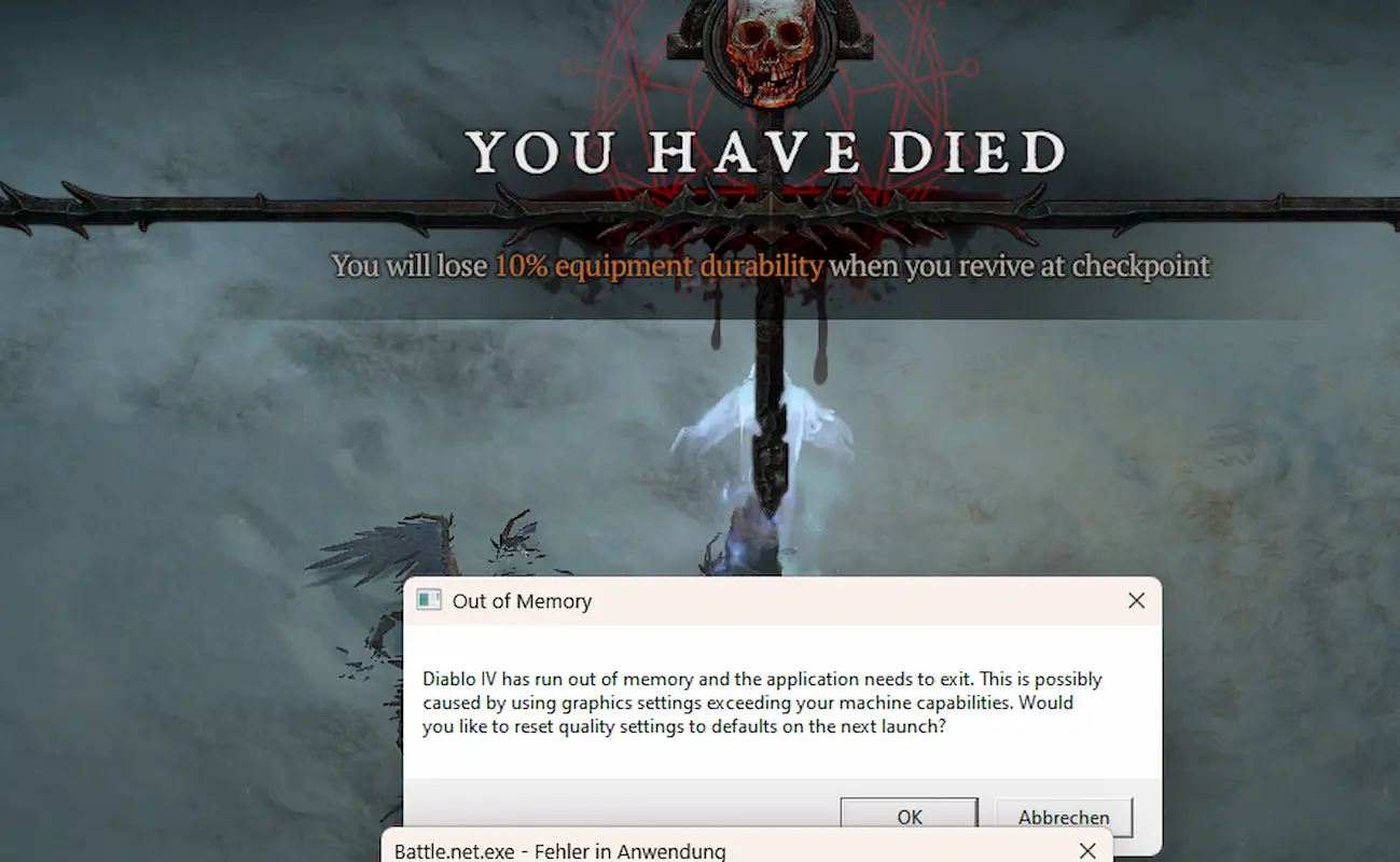 Diablo 4 Season 9 Hit by Recurring RAM & VRAM Memory Leaks