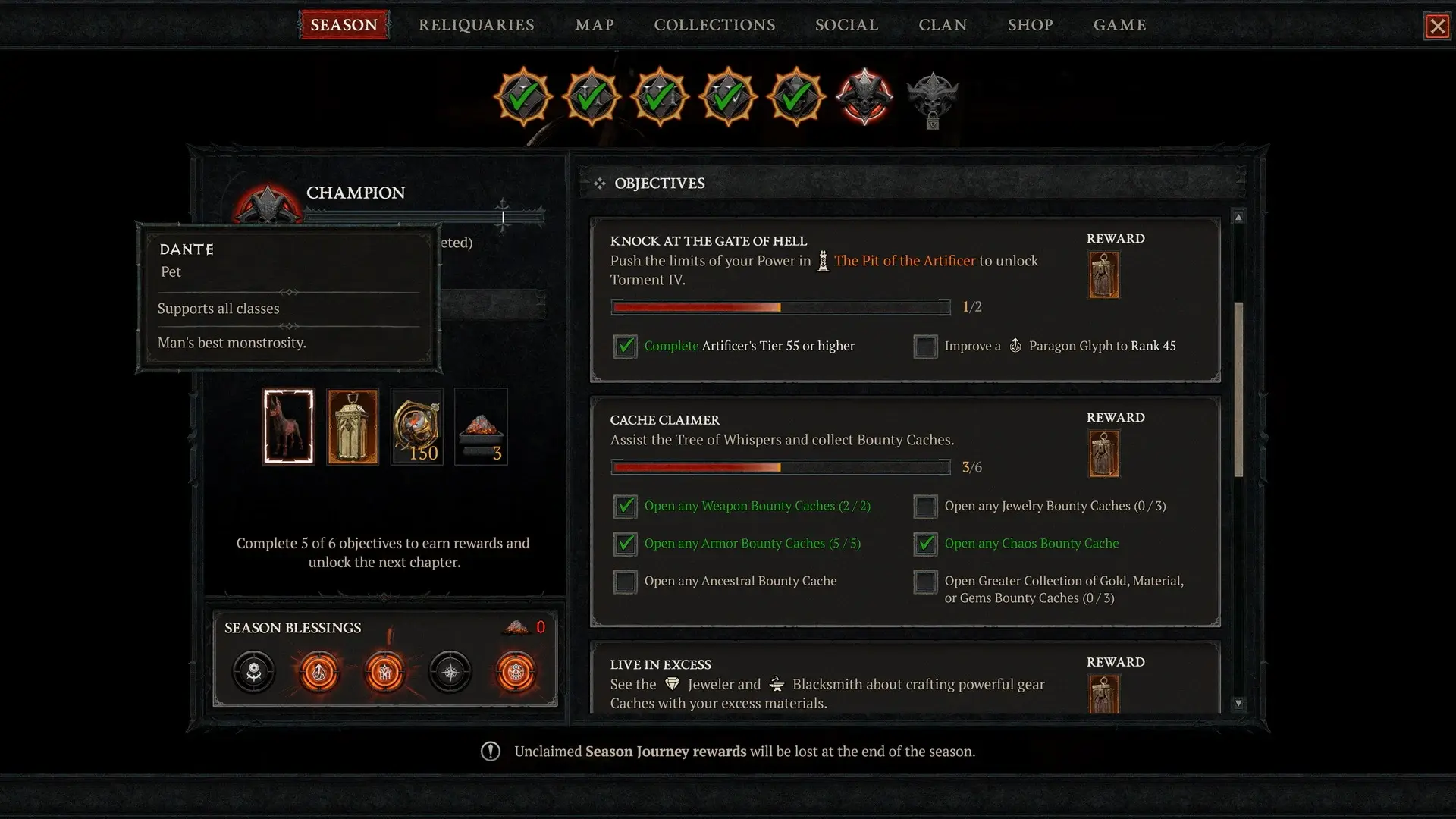Diablo 4 Season 9 Bugged Master Spellcrafter Journey Task