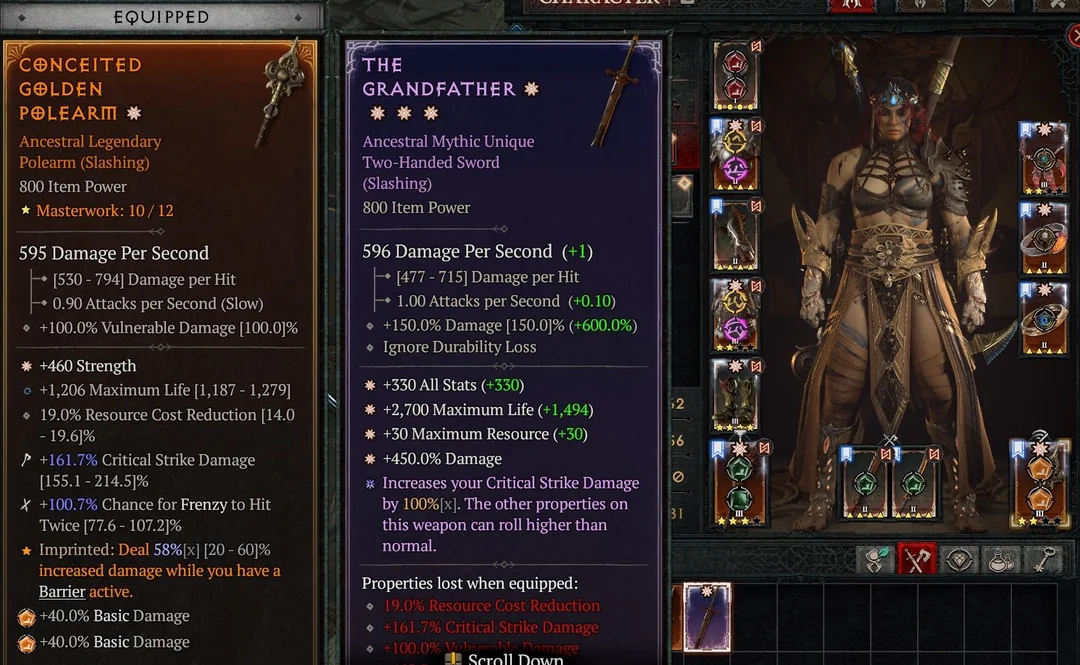Diablo 4 Player Crafts One of the Luckiest Grandfathers Ever