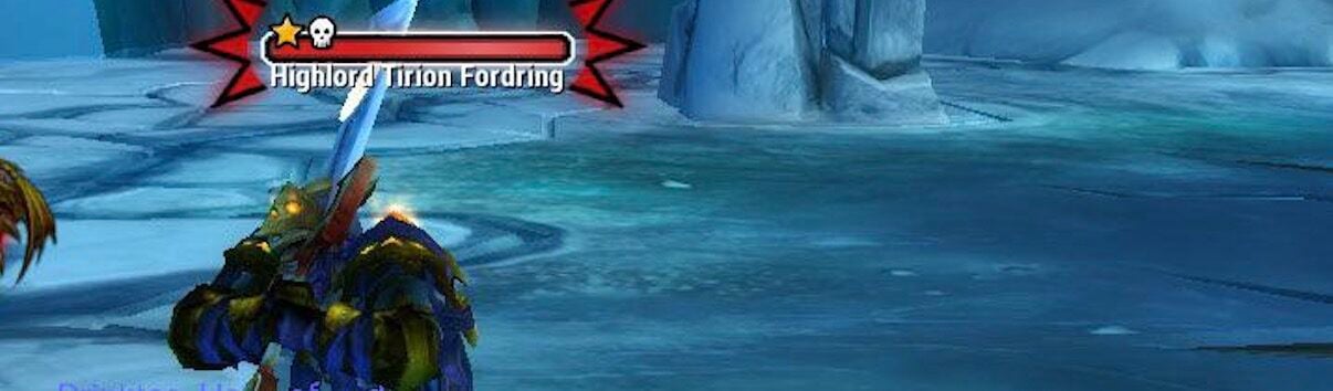 This Sword Makes Tirion Attack You During the Lich King Fight