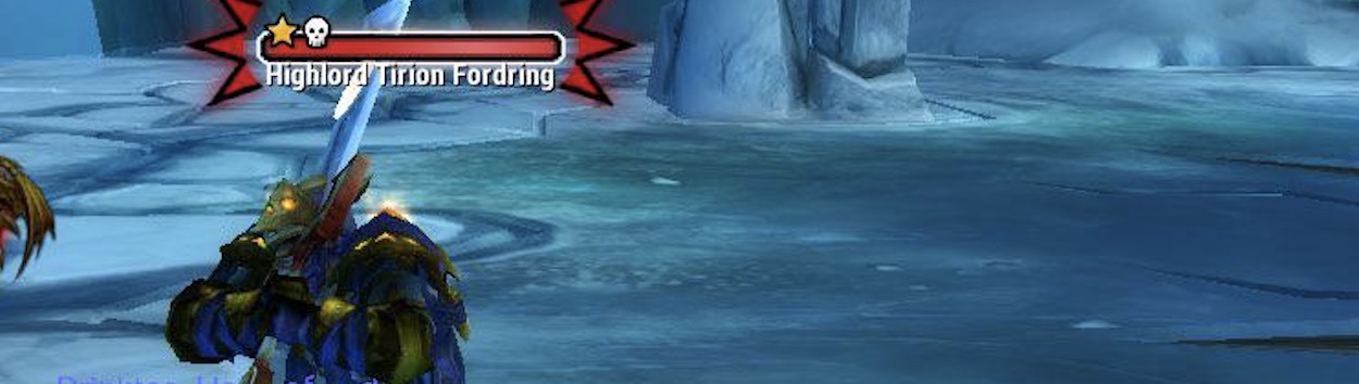 This Sword Makes Tirion Attack You During the Lich King Fight