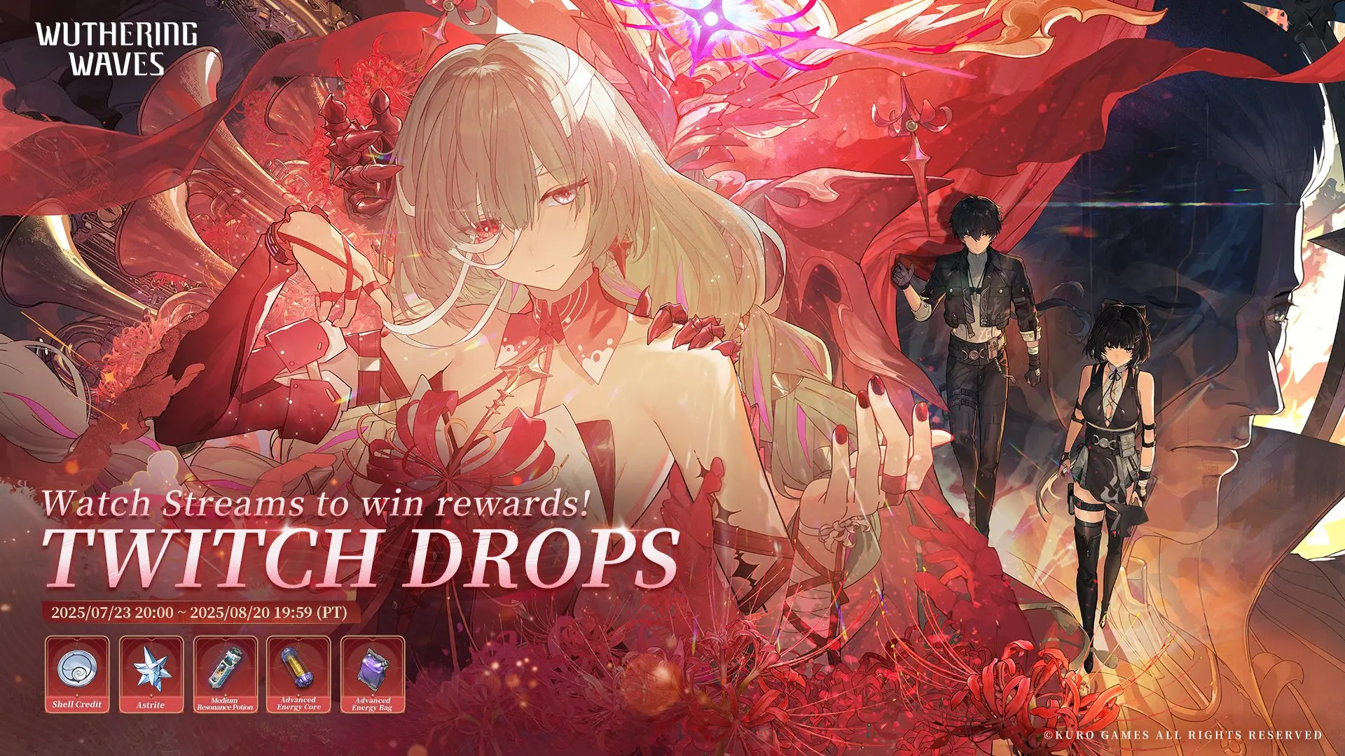 New Wuthering Waves Twitch Drops Are Live!