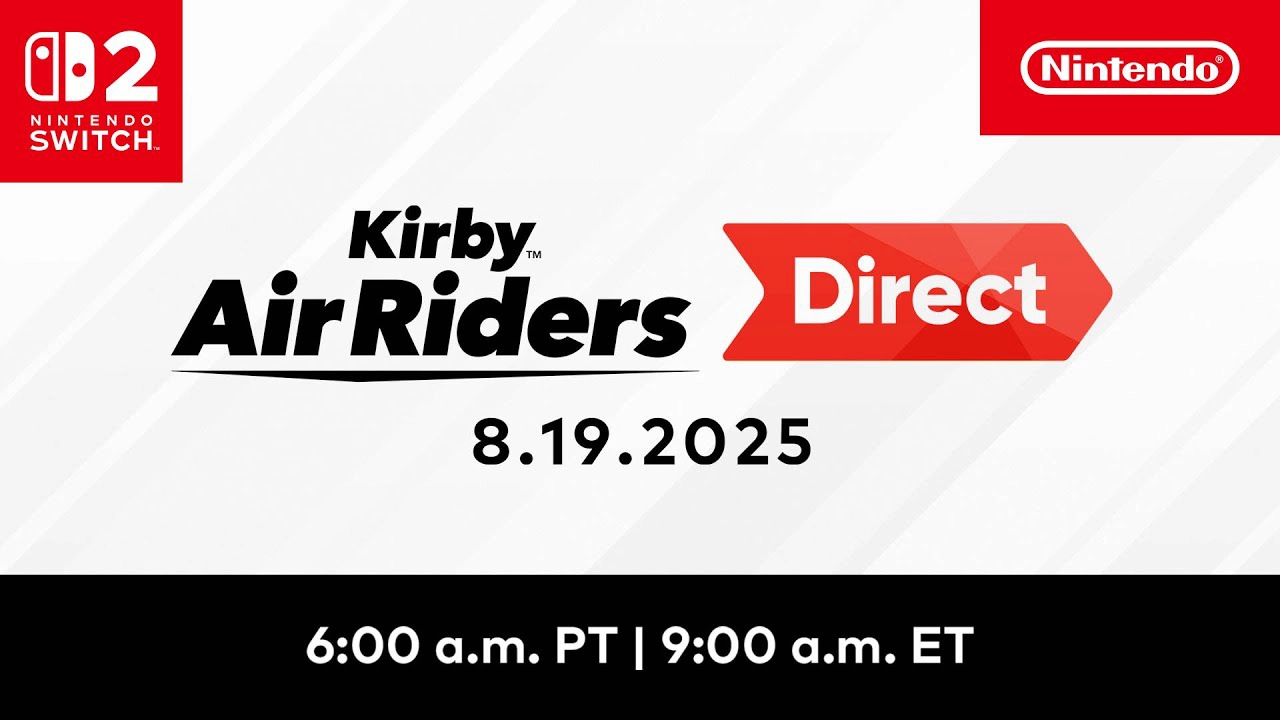 Kirby Air Riders Direct Flies in 8/19