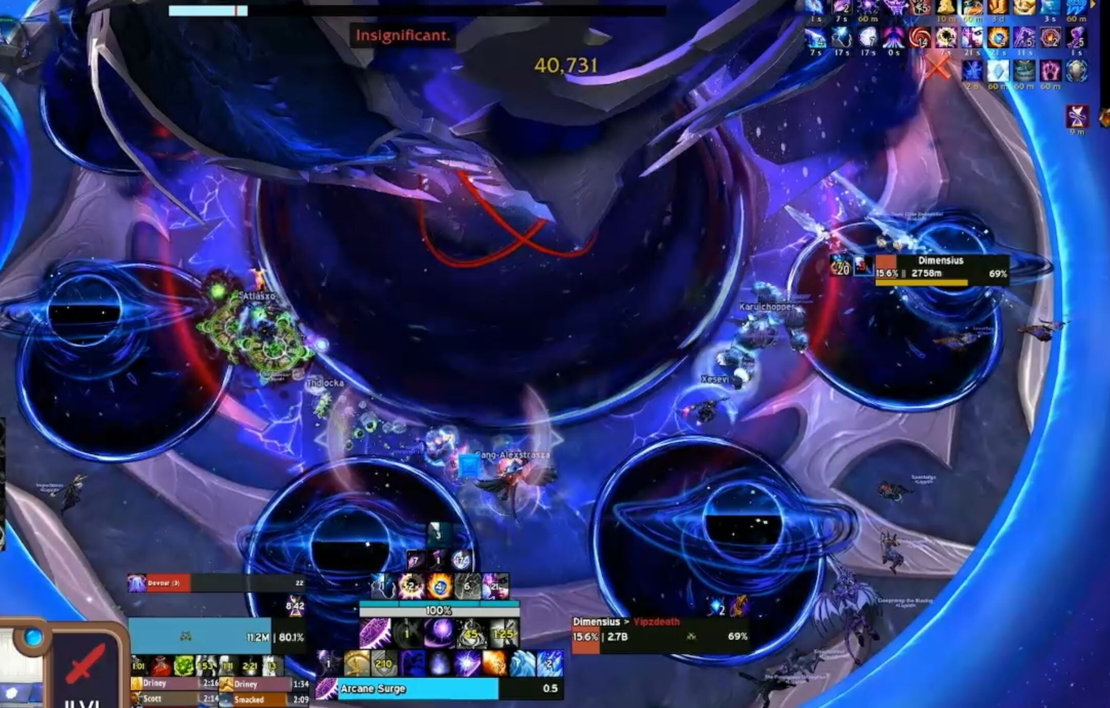 Who Topped the DPS Charts on Liquid’s Dimensius World First Kill?