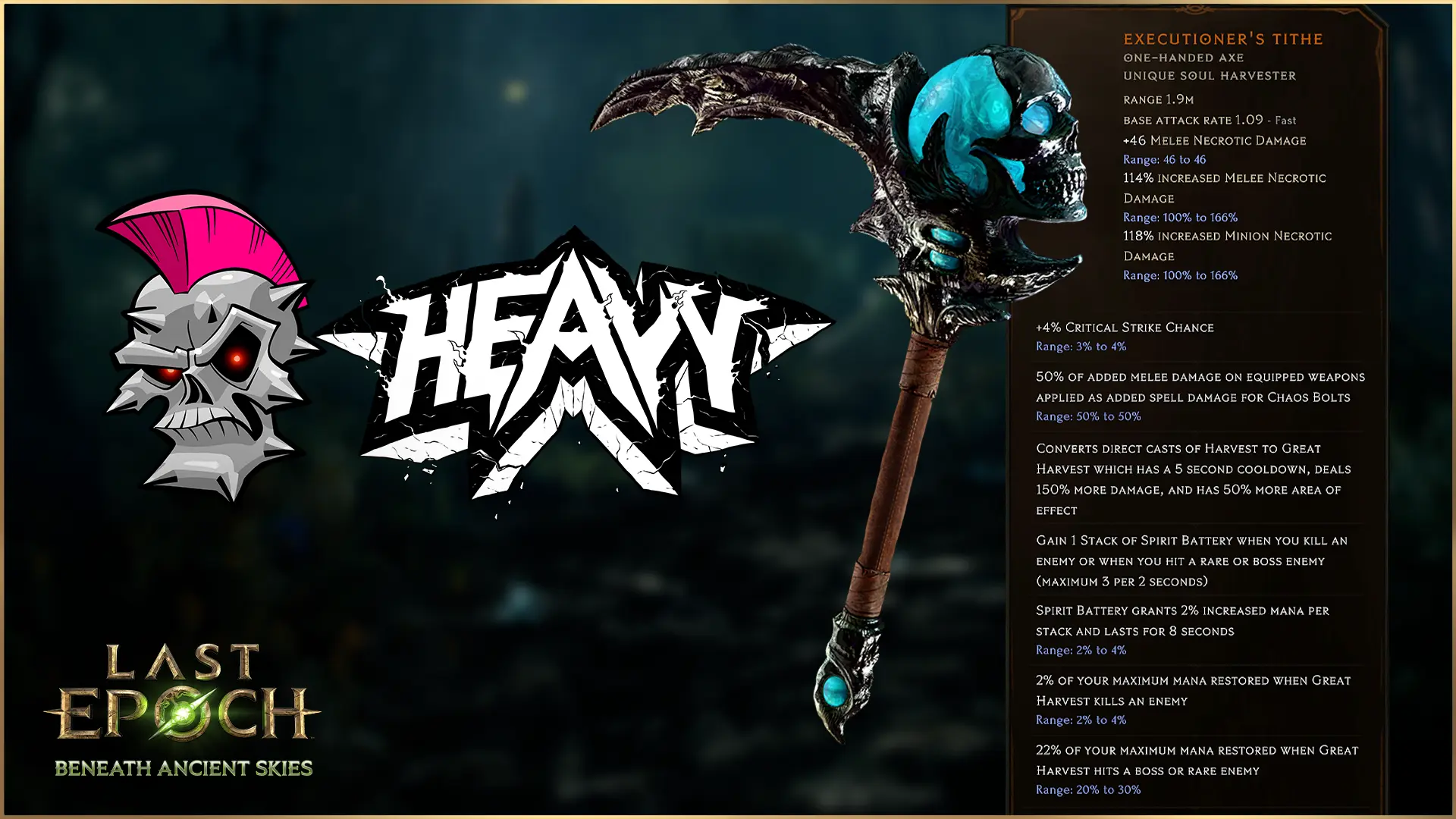 Lich & Necromancer Get New Skill, Buffs, and Dark New Builds in Last Epoch!