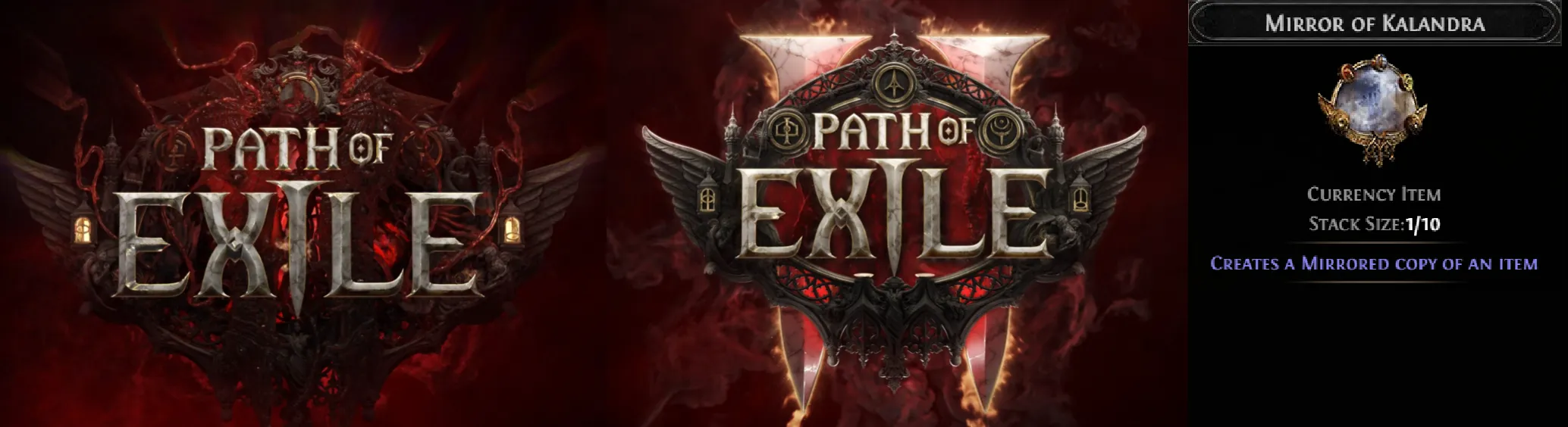 Path of Exile 2 Logo - Mirror of Kalandra
