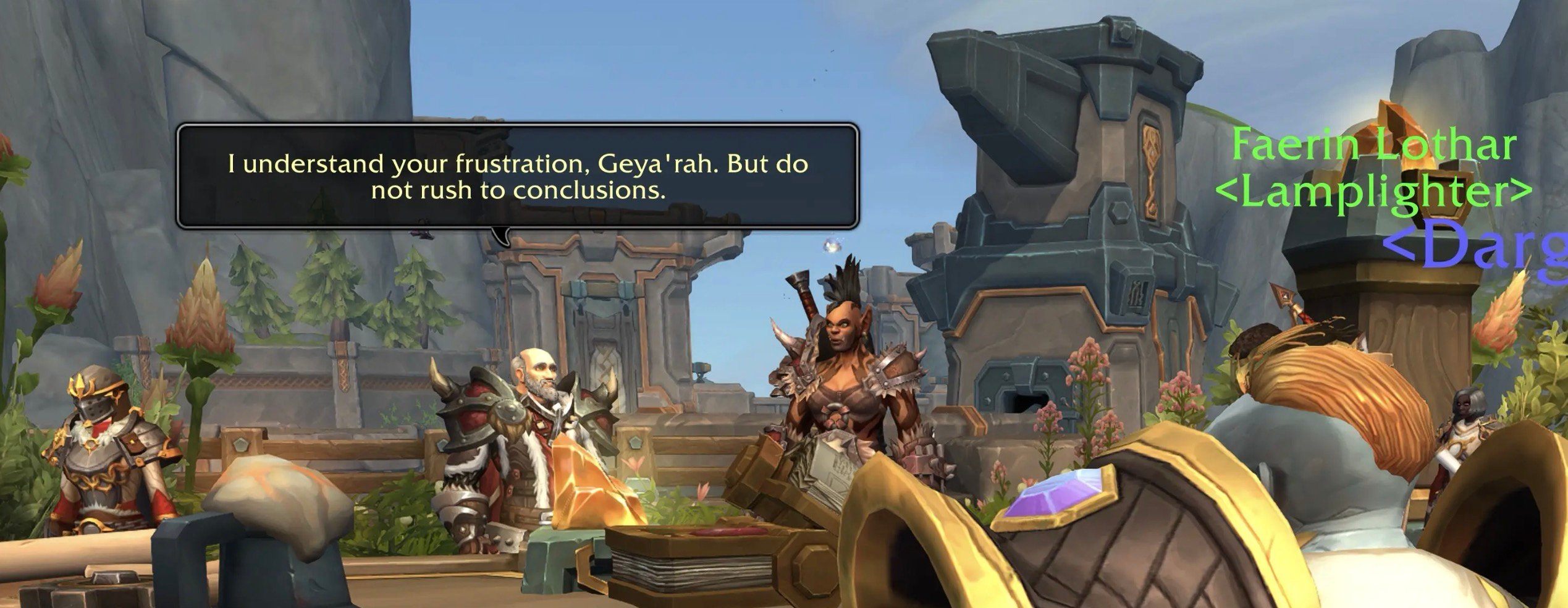 Tired of “I Understand Your Frustration, Geya’rah?” Make Dornogal Quiet Again!