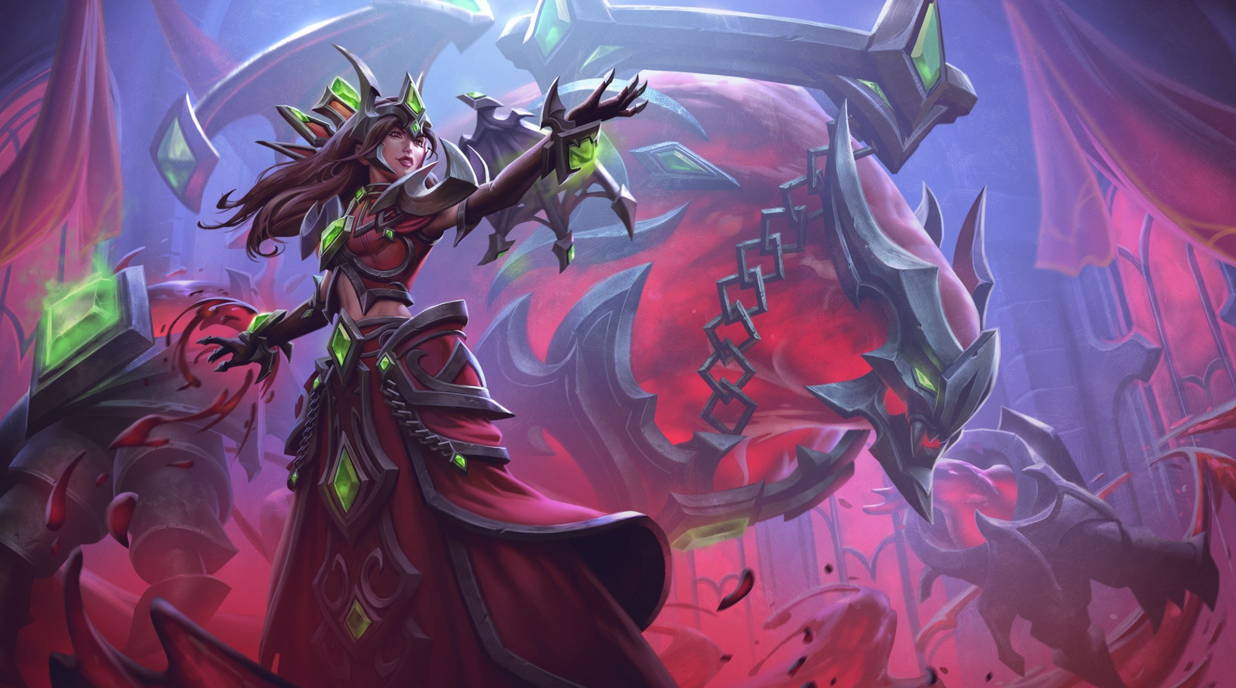 Blood Elemental Mount! Crimson Court and Amethyst Felfire Store Mount, Pet, and Transmog Packs Arrive