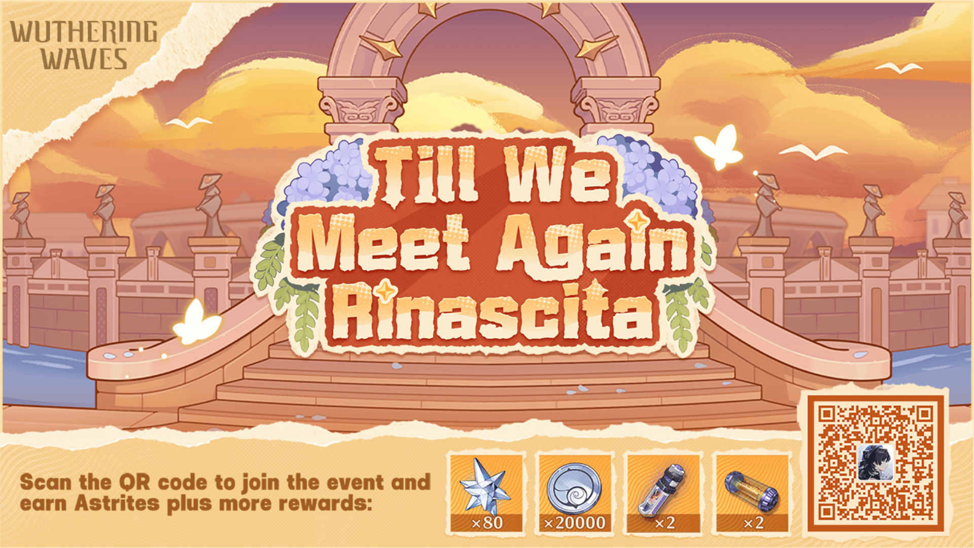 Get Free Astrites in Wuthering Waves Web Event Till We Meet Again Rinascita