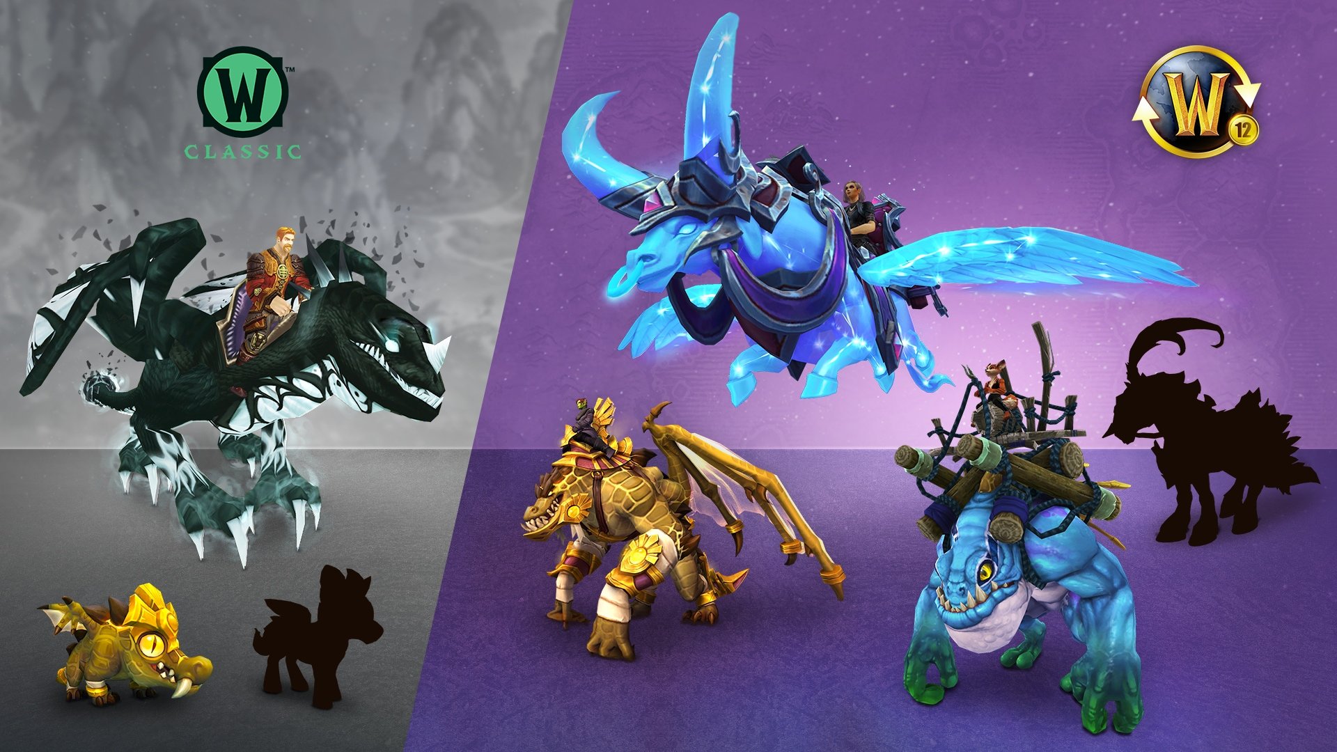 Get Four Mounts, a Pet, and a Mystery Mount and Pet With Yearly Subscription