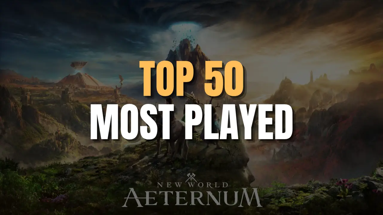 New World Ranks Top 50 Most Played on Steam Charts