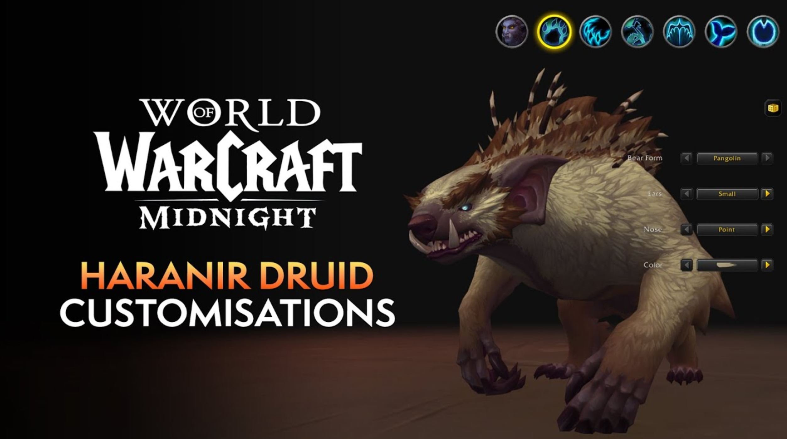 All Haranir Customizable Druid Forms and Dances Video