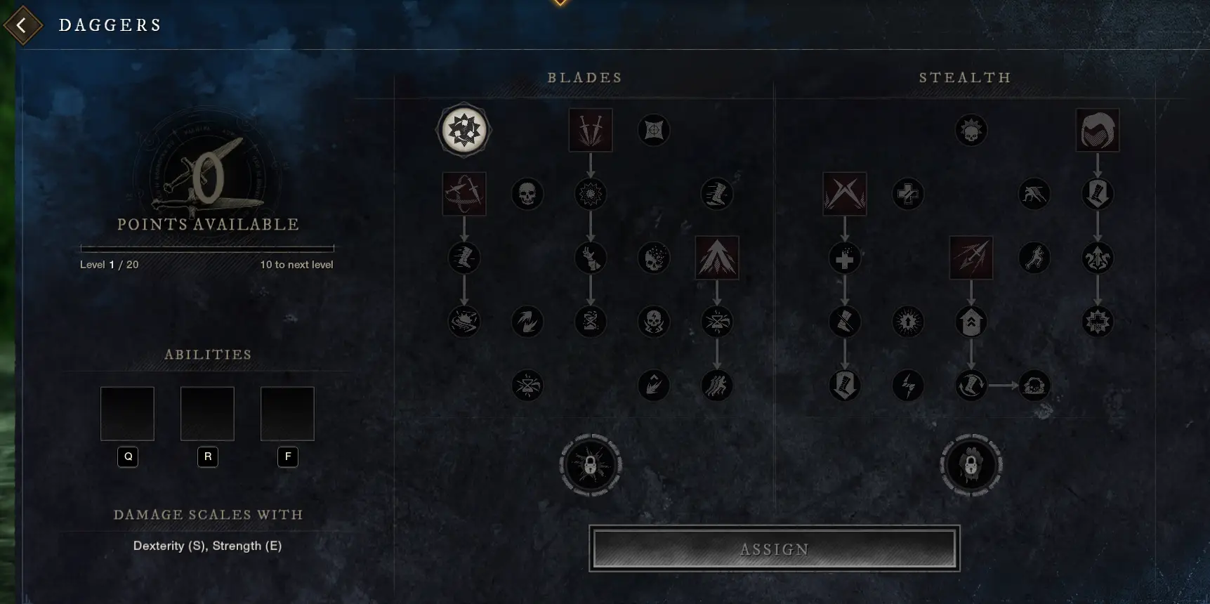 New World Team Sneaks in New Dual Dagger Skill Tree In-Game