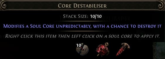 Core Destabiliser Tooltip